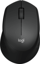 Logitech M330 Silent Plus (szilent, vezeték nélküli, fekete)