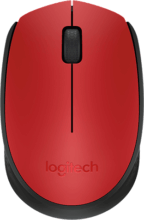 Logitech M171 (vezeték nélküli, piros)