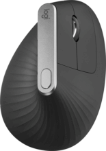 Logitech MX Vertical (ergonomikus, vertikális, vezeték nélküli, fekete)