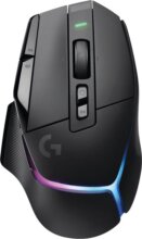 Logitech G502 X Plus (gamer, vezeték nélküli, RGB, fekete)