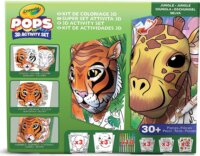 Crayola POPs, 3D megakészlet, Dzsungel