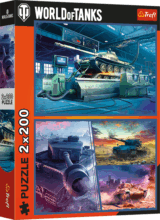 Trefl, Páncélos küldetés, World of Tanks puzzle, 2 x 200 darabos