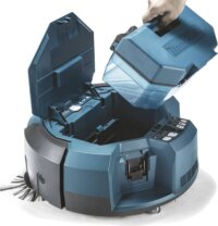 Makita DRC200Z akkus robotporszívó (akku nélkül), Türkiz