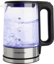 GourmetMaxx üveg vízforraló, 1,7 l