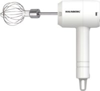 Hausberg HB-4110 akkumulátoros kézi mixer, 20W, fehér
