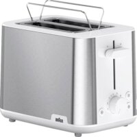Braun HT 1510 WH kenyérpirító, 2 szeletes, nemesacél-fehér