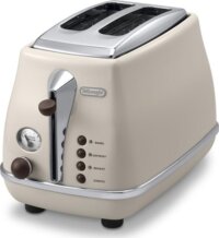 DeLonghi Icona Vintage CTOV 2103.BG kenyérpirító, 2 szeletes, bézs