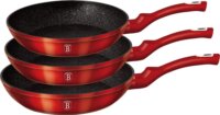 Berlinger Haus BH/1288 Burgundy Metallic Line serpenyő szett, 3 részes