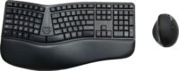 Zalman ZM-K690M billentyűzet + A egér szett (magyar, ergonómikus, vezeték nélküli, fekete)