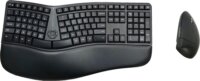 Zalman ZM-K690M billentyűzet + B egér szett (magyar, ergonómikus, vezeték nélküli, fekete)