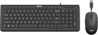 MSI SK9626M billentyűzet + egér szett (magyar, vezetékes, fekete)