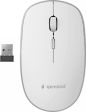 Gembird MUSW-4B-01-W (vezeték nélküli, optikai, fehér)