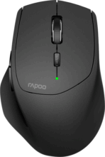 Rapoo MT550 (multi-mode, Bluetooth, 2.4 GHz, lézer, fekete)