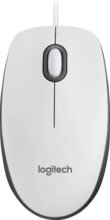 Logitech M100 (vezetékes, optikai, fehér)