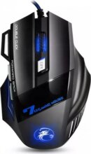 IMICE X7 (vezetékes, optikai, gamer, 3200 dpi, USB, fekete)