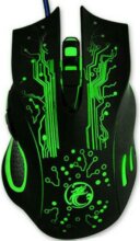 IMICE X9 (vezetékes, optikai, gamer, 3200 dpi, USB, fekete)