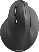 Hama Ergonomic Mouse (rádiós, optikai, 6 gomb, 1800 dpi, ergonomikus, fekete)