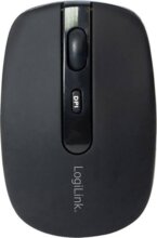 LogiLink ID0078A (Bluetooth, vezeték nélküli, optikai, 4 gomb, 1600 dpi, fekete)