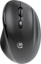 Manhattan 190237 (ergonomikus, vezeték nélküli, optikai, fekete)