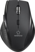 Renkforce RF-WM-210 (rádiós, optikai, ergonomikus, fekete)