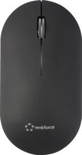 Renkforce RF-WM-200-1 (vezeték nélküli, Bluetooth, optikai, zajtalan gombok, fekete)
