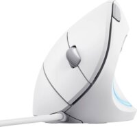 Trust Verto Ergo (ergonomikus, vezetékes, optikai, fehér)