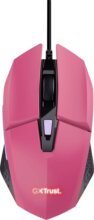 Trust GXT 109P Felox (vezetékes, optikai, világít, gamer, rózsaszín)