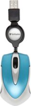 Verbatim Go Mini (USB, optikai, karibi kék, kábeltekercselő)