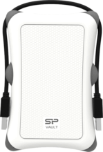 Silicon Power Armor A30 1TB (2,5", USB3.2, ütésálló, fehér)