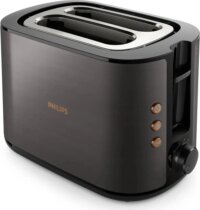 Philips Viva Collection HD2650/30 kenyérpirító, 2 szeletes, fekete