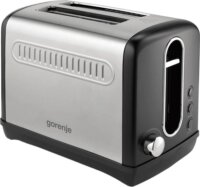 Gorenje T1100CLBK kenyérpirító, 2 szeletes, fekete-ezüst
