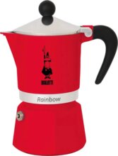 Bialetti Rainbow 4962 kotyogós kávéfőző, 3 személyes, Piros