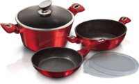 Berlinger Haus Metallic Line Burgundy Edition Collection BH/7046 edénykészlet, 6 részes