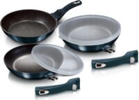 Berlinger Haus BH/7056 Aquamarine Metallic Line serpenyő szett levehető nyéllel, 5 részes