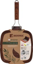 Bergner BG-35445-GR grill serpenyő, 24cm