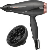 BaByliss Smooth Pro 6709DE ionos hajszárító, 2200W, szürke-rózsaarany