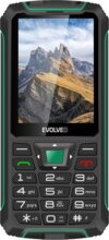Evolveo StrongPhone W4 DualSIM nyomógombos mobiltelefon, Fekete-Zöld