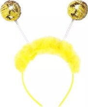 Arany flitteres tollas fejdísz