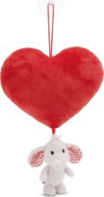 Nici GREEN, Plüss szív elefánt figurával, 27 cm