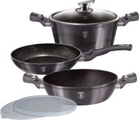 Berlinger Haus Metallic Line Carbon Edition Collection BH/6905 edénykészlet, 6 részes