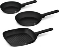 Berlinger Haus BH/8196 Matte Black Collection serpenyő szett, 3 részes