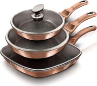 Berlinger Haus BH/6195 Rose Gold Metallic Line serpenyő szett, 3 részes