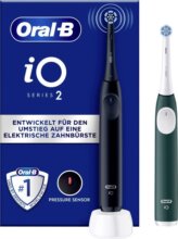 Oral-B iO Series 2 Night Black-Forest Green dupla elektromos fogkefe, Fekete-Zöld