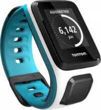 TomTom Runner 2 Cardio okosóra, S méret, Fehér-Világoskék