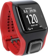 TomTom Multi-Sport Cardio GPS okosóra, Fekete-Piros