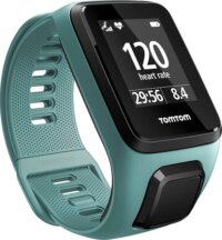TomTom Spark 3 Cardio GPS fitnesz okosóra, S méret, Aqua