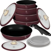 Berlinger Haus BH/8250 Leonardo Collection serpenyő szett levehető nyéllel, 12 részes