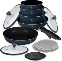 Berlinger Haus BH/8417 Deep Sea Collection serpenyő szett levehető nyéllel, 13 részes