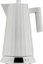 Alessi Plissé vízforraló, hőmérséklet szabályzóval, 1,7 l, fehér