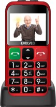 Evolveo EasyPhone ET EP851 nyomógombos mobiltelefon, Piros